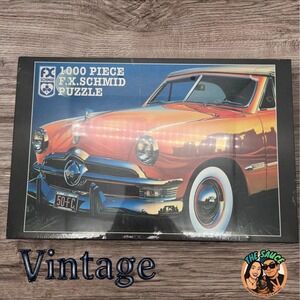 F.X. Schmid 1000 Piece Puzzle Ancient Reflection Vintage 1950 Ford Car NEW Retro